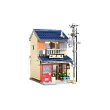 CaDA Japanese Kissaten Shop Tea House Brick Model Building 1200pcs 66010W