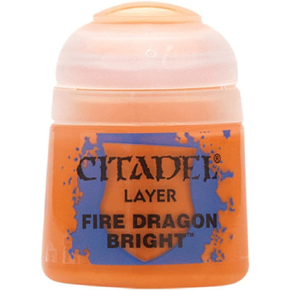 Citadel Games Workshop - Colour Layer: Fire Dragon Bright (12Ml) Paint
