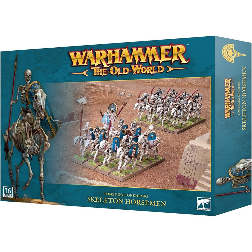 Games Workshop - Warhammer - The Old World: Tomb Kings Of Khemri - Skeleton Horsemen - Tabletop Miniatures Wargame
