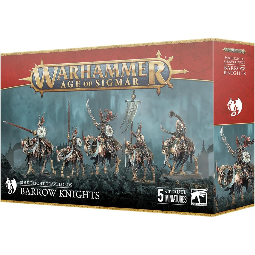 Games Workshop Warhammer Age Of Sigmar - Soulblight Gravelords: Barrow Knights - Tabletop Miniatures Wargame