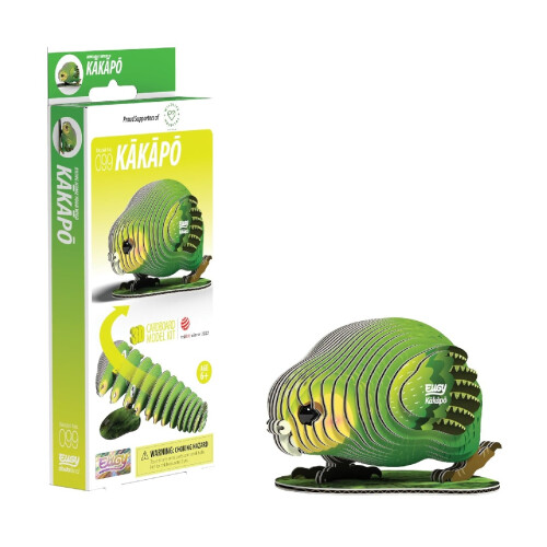 Eugy Kakapo 099 3D Cardboard Model Construction Kit