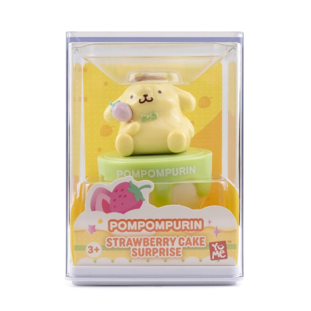 Hello Kitty Yume Pompompurin Strawberry Cake Surprise Figure