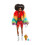 Barbie Muñeca Barbie Extra con Accesorios, Cabello Afro y Abrigo Arcoíris 1
