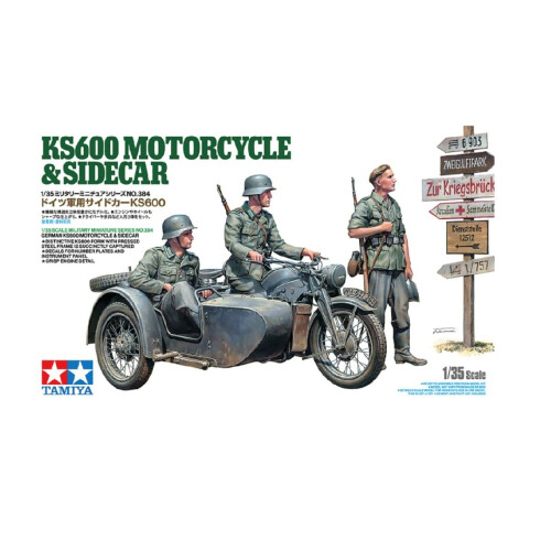 Tamiya Tamiya KS600 Motorcycle & Sidecar Model Kit