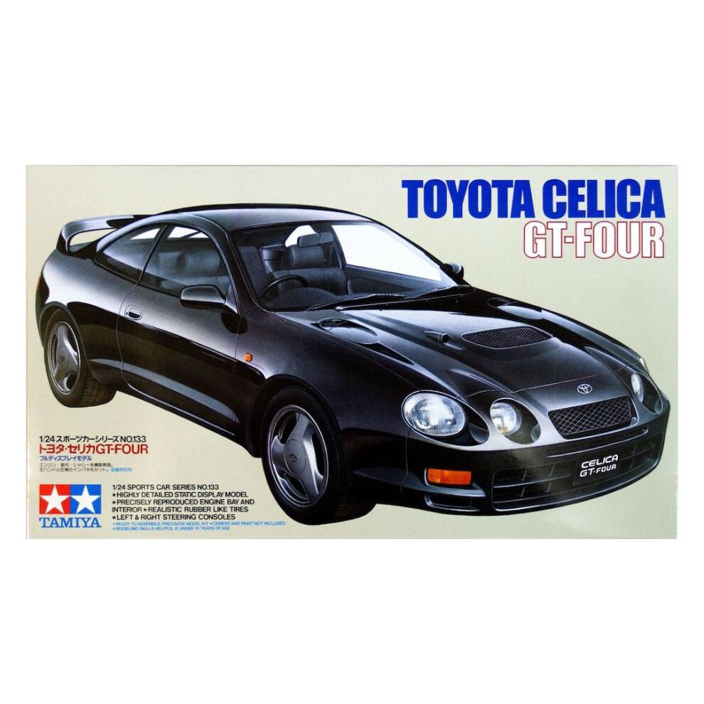 Tamiya Toyota Celica Gt-Four - 1/24 Car Model Kit - 24133