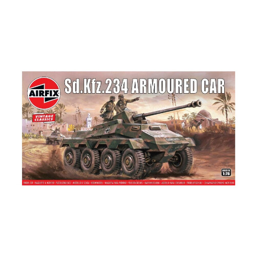 Airfix Vintage Classics SDKFZ Armoured Car (1:76 Scale)