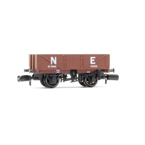 Peco NR-5001E 5 Plank Wagon 9ft Wheelbase NE Grey