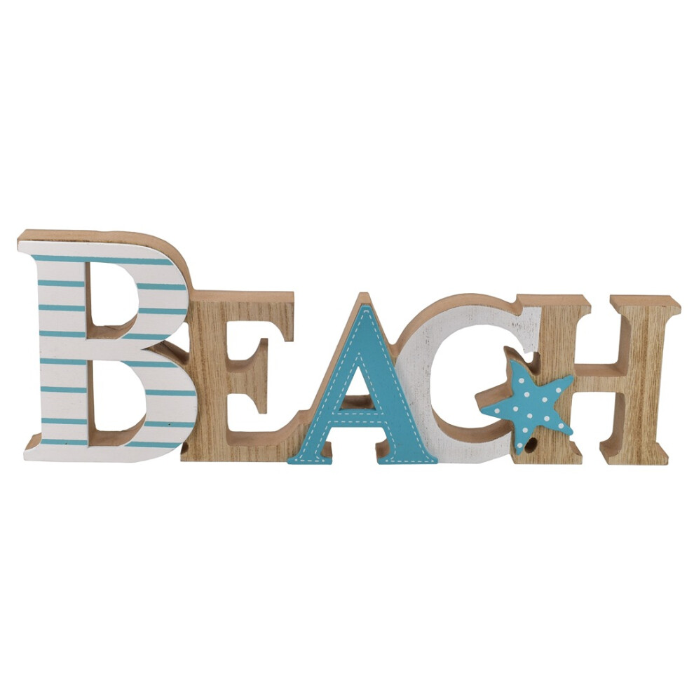 Kandy Toys Wooden Beach Letters 30Cm