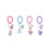 Hello Kitty Hello Kitty Keychain & Bracelet Anniversary Celebration Series Assorted Design 2