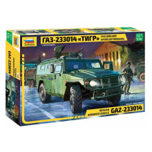 RUSSIAN ARMOURED VEHICLE GAZ TIGER - MILITARY 1/35 - ZVESDA Z3668