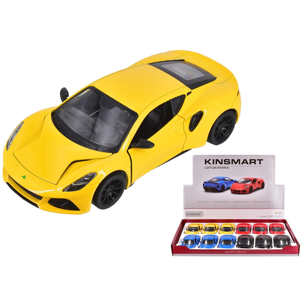Kinsmart 1:32 Lotus Emira Die Cast Car (One At Random)