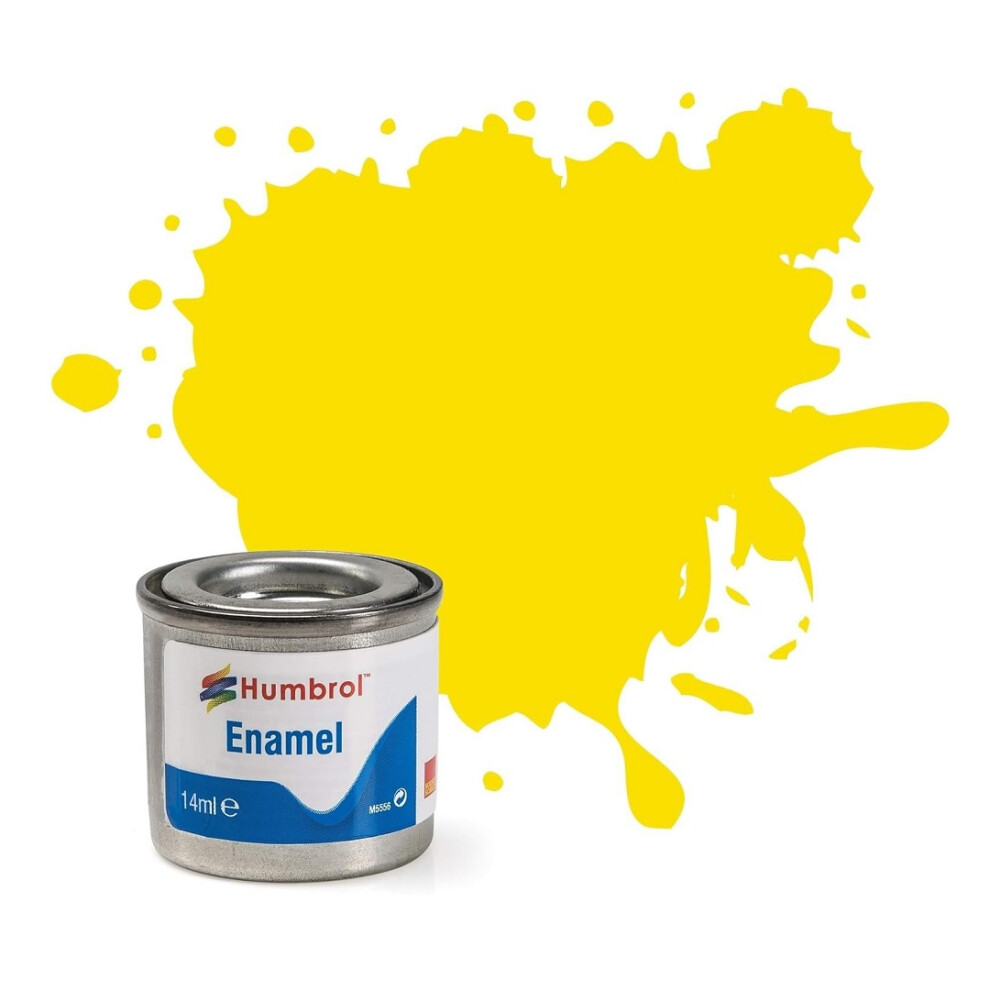 Humbrol Enamel Paint 14Ml No 99 Lemon - Matt