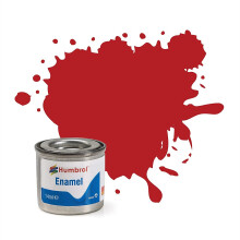 Humbrol Enamel Paint 14ML No 153 Insignia Red - Matt