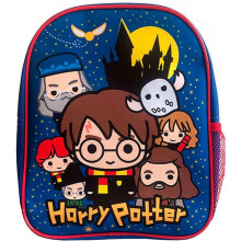 Kids HarryPotter Icons Backpack Licensed Children Character Mesh Pocket Rucksack School Bag