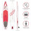 Bestway Hydro Force Fastblast Tech SUP Stand Up Paddleboard Set Red 12 ft 6 Inch 2