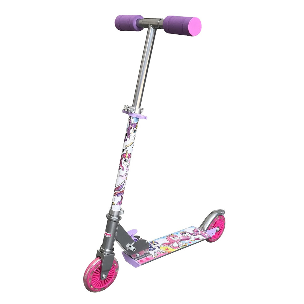 Ozbozz SV13988 Unicorn Scooter with 2 Light up Wheels