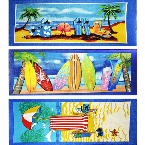 Kandy Toys Large Lightweight Microfibre Beach Holiday Bath Towel