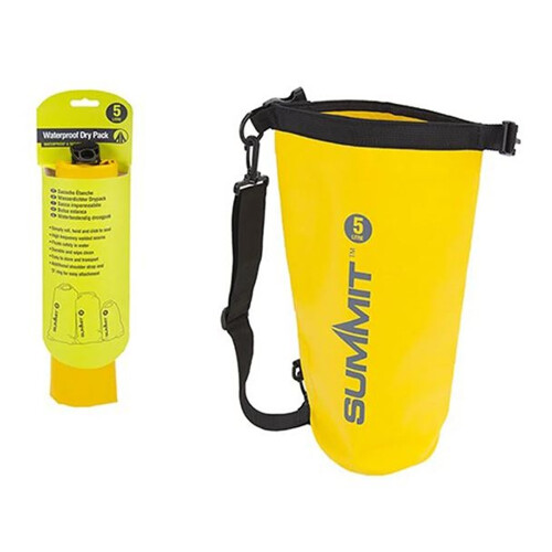 5l 100% Waterproof Dry Bag Floats -  waterproof dry bag sack floating camping canoeing kayaking summit sailing fishing pack 5l heavy duty