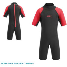 Urban Beach Kids Sharptooth Shorty Wetsuit Red - XS 3-4yrs