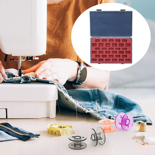 33/66 Grids Bobbin Case with Lid Plastic Bobbin-33 squares 2