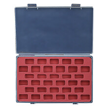 33/66 Grids Bobbins Storage Box Plastic Bobbins Case-33 squares