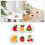 Embroidery Coaster Set with Embroidery Frame Fruit-banana 3