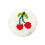 Punching Needle Embroidery Coaster Set for-little cherry 1