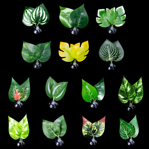 Betta Fish Leaf Bed Simulation Leaf Hammock Bed Rest-Y8 model 1