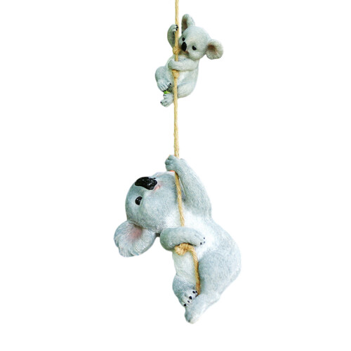 Support de lunettes d'animaux de dessin-Koala grimpant sur corde
