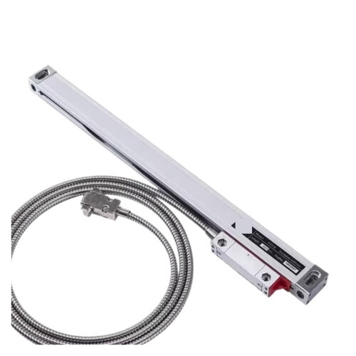 Precision Linear Scale Encoder 1um 4501000mm Travel 5VDC Grating Ruler Sensor DRO For CNC Milling Lathe White