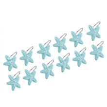 Romantic White Shower Curtain Hooks, Set Of 12, Rustproof, Easy To Install, Unique Design, High-Quality Resin Metal For Fashionable Decoration, Durabl