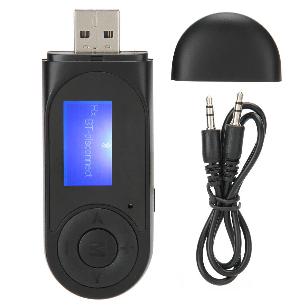 Noise Cancelling Bluetooth Transmitter Receiver,High-Quality Bluetooth Chip For Aux Stereo Output,Stable Connection With Digital Display Screen, Good 9420858878223