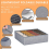 Sock Organizer, Drawer Organizers Collapsible Closet Organizer Storage Boxes for Efficient Organization (Fabric Foldable, 3 Pack) 5