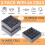 Sock Organizer, Drawer Organizers Collapsible Closet Organizer Storage Boxes for Efficient Organization (Fabric Foldable, 3 Pack) 2