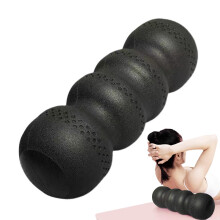 Yoga Foam Roller for Muscle Recovery, 45cm Wave-Shaped Trigger Point Back Tool, 15cm Diameter, Portable Fitness Equipment