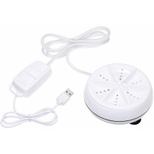 Laveuse à modes réglables, portable pour les voyages, la maison et le bureau, avec technologie turbo ultrasonique, silencieuse et en ABS de haute