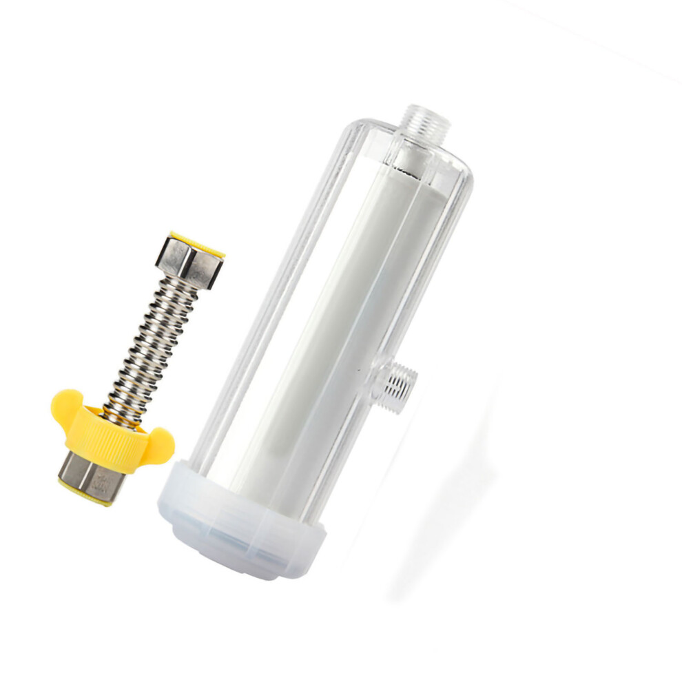Efficient Shower Water Filter With Activated Carbon, Plastic & Stainless Steel - 630G 7891374285116