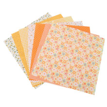 Printed Craft Fabric Set, DIY Fabric for Quilting and Sewing, Different Pattern Cotton Material Bundle, Pre Cut Fabric Squares for Artistic Home Decor