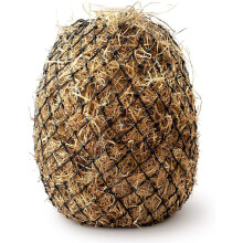 Hay Net for Horse, Slow Feed Hay Bag with Large Holes Durable Soft Nylon Hanging Hay Feeder Bag for Horses Goats and Livestock, Promotes Digestive Hea