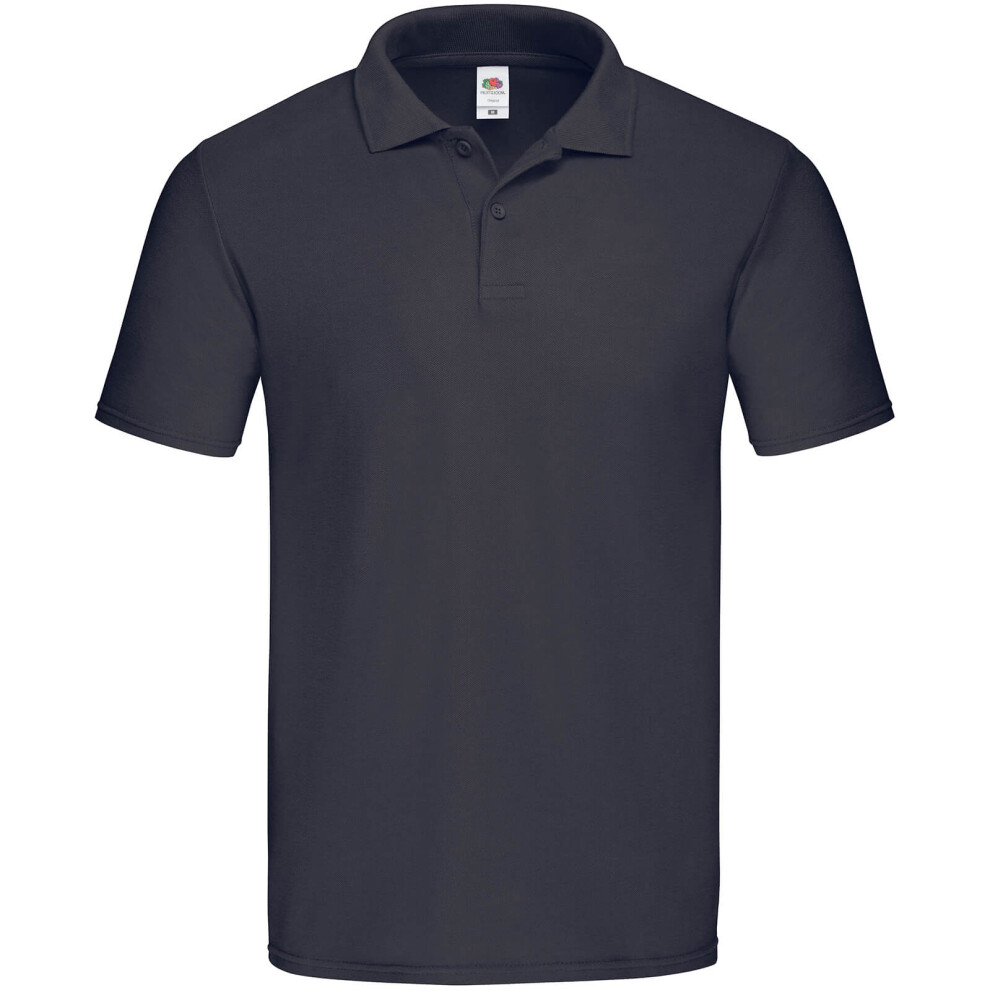 Fruit Of The Loom (Xl, Deep Navy) Mens Original Polo Shirt Blue,Multicoloured