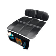 Car Seat Cushion 42x87CM for Kids, Anti-Wear Child Safety Seat Cover, Black, Compatible with Cars and Home Use