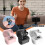 Bluetooth Remote Control for Phone and Tablet, Wireless Page Turner Ring with Charging Dock, Black 2