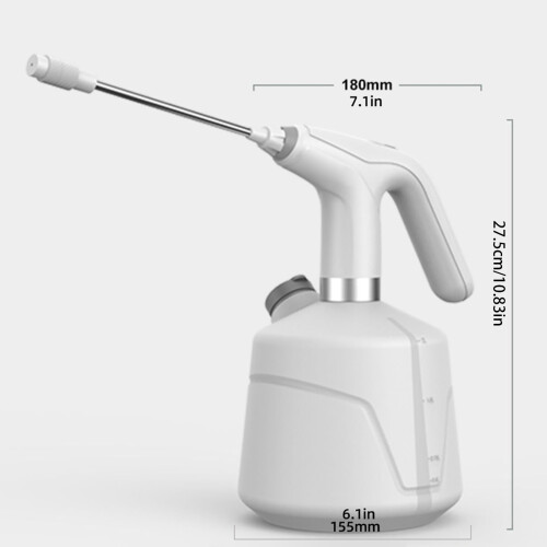 2L Electric Plant Sprayer Automatic Watering Can with- white 1