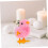 Clockwork Chick Fluffy Jumping Chicken Windup Toy for Easter Accessories 4