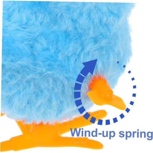 Clockwork Chick Fluffy Jumping Chicken Windup Toy for Easter Accessories 1