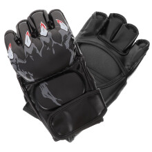 High-Impact Resistance Boxing Gloves Half-Finger Sparring Mitts for Kickboxing and Fitness Training, Durable Material, Unisex Size