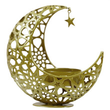 Bougeoir en forme de lune, bougeoir créatif en forme de-C