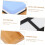 Doublesided Portable Knife Sharpener with Bamboo Base, Efficient Sharpening with Longlasting Performance for Professional Results 5