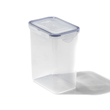 Lock & Lock Rectangular Storage Container - Clear/Blue, 1.8 L