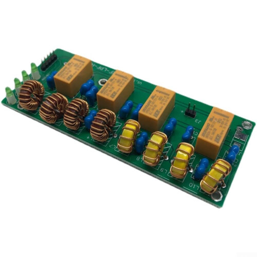 Thoughtfully designed lowpass filter assembly, optimized for shortwave radios with an effective load capacity of up to 100C.
